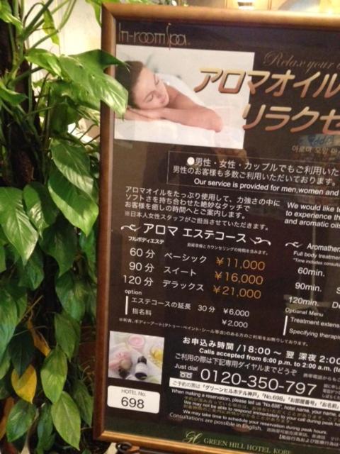 Green Hill Hotel Kobe Exterior foto